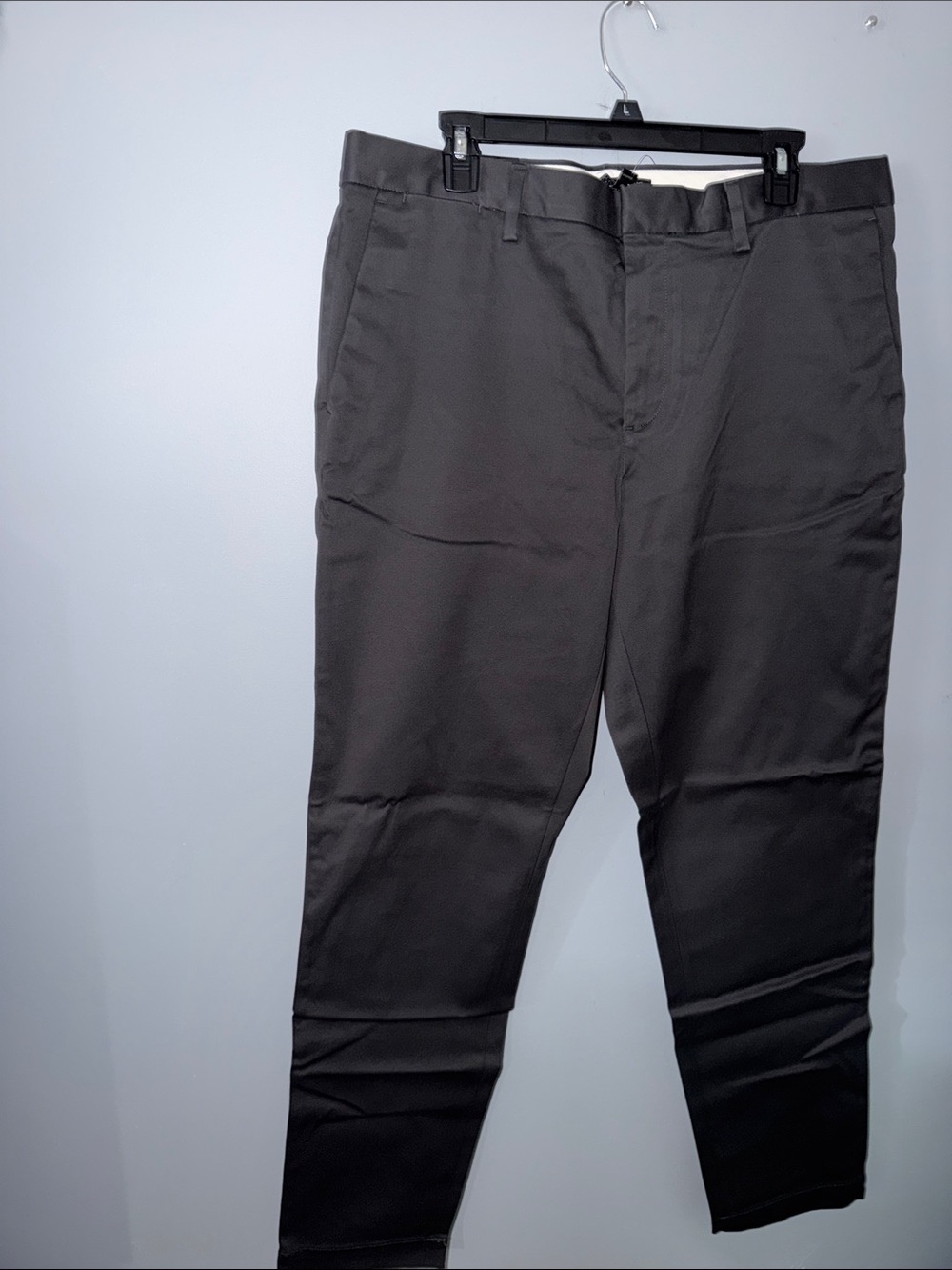 Banana Republic Men's Dark Charcoal Mason Athletic Tapered Fit Chinos